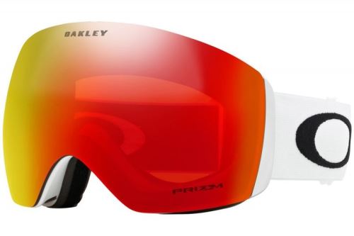 Lyžařské brýle Oakley Flight Deck XL - Matte White/Prizm Snow Torch Iridium