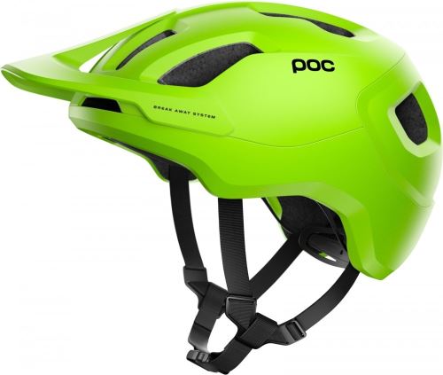 Cyklistická helma POC Axion SPIN - Fluorescent Yellow/Green Matt - vel. XL/XXL (59-62 cm)