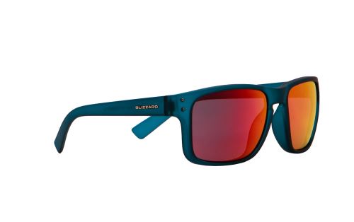 sluneční brýle BLIZZARD sun glasses PCSC606001, rubber trans. dark blue, 65-17-135 Velikost 65-17-135