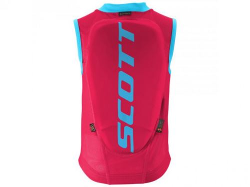 Páteřák Scott Vest Protector Jr Actifit Berry Pink/Bermuda Blue vel. XXS (110-124 cm)