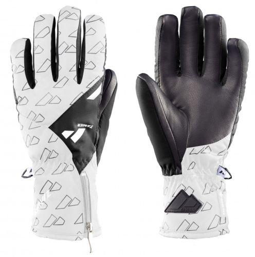 Dámské lyžařské rukavice Zanier Valluga GTX - white/black - vel. 6,5