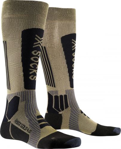 Lyžařské ponožky X-Socks HELIXX GOLD 4.0 - Gold/Black - 42/44
