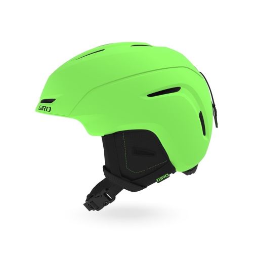 Dětská lyžařská helma Giro Neo Jr. - Mat Bright Green vel. S (52–55,5 cm)