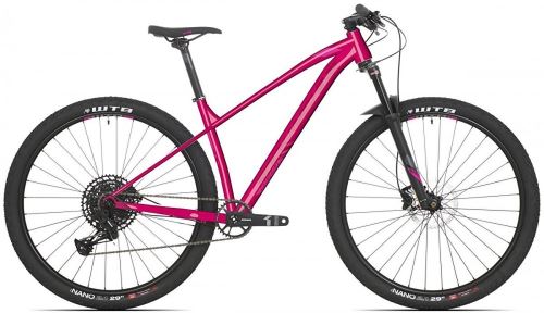 dámské horské kolo Rock Machine 40-29 - gloss pink/light pink/crimson 2021