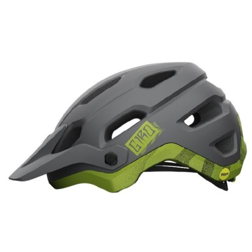 cyklistická helma GIRO Source MIPS - Mat Metalic Black/Lime vel. M (55–59 cm)