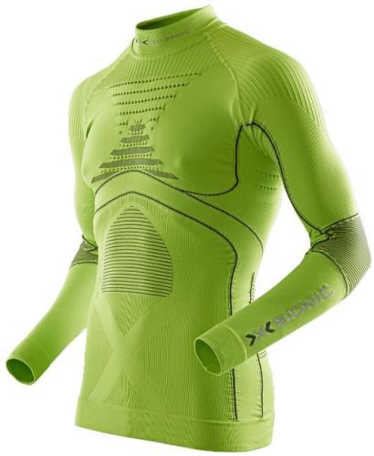 Pánské funkční triko X-Bionic Energy Accumulator® EVO Shirt Long Turtle Neck Green vel. XXL