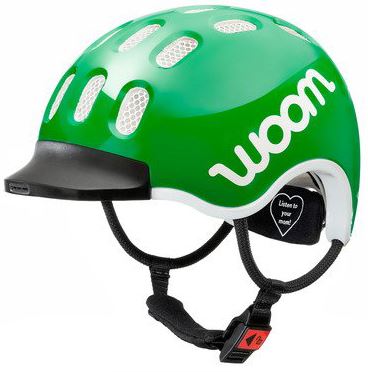 dětská cyklistická helma WOOM - green vel. S (50-53 cm)