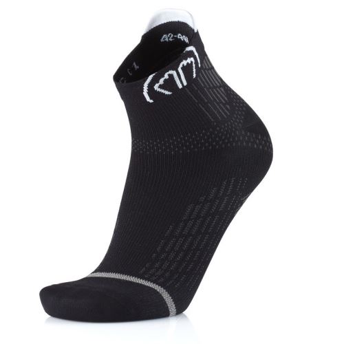 ponožky Sidas Run Anatomic Ankle Black vel. XL (45-47)