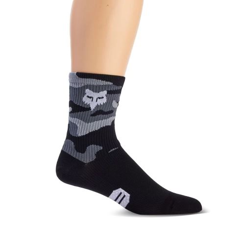 cyklo ponožky Fox 6" Ranger Sock Black Camo - L/XL (43-45 EU)