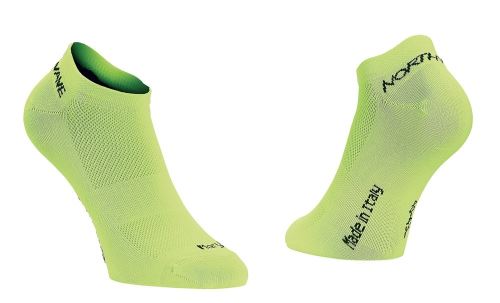 Cyklistické ponožky NORTHWAVE Ghost 2 - Lime Fluo - vel. S