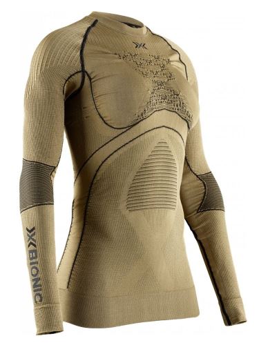 Dámské funkční triko X-Bionic Radiactor 4.0 Shirt Round Neck LG SL WMN - Gold/black