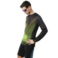 Pánský cyklistický dres Oakley MTB LS Tech Tee - Aurora Borealis (2)