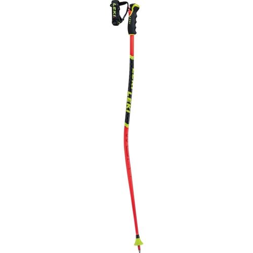 Juniorské závodní hole Leki WCR Lite GS 3D, fluorescent red-black-neonyellow, 120 cm