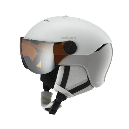 lyžařská helma Elan EON PRO VISOR - White