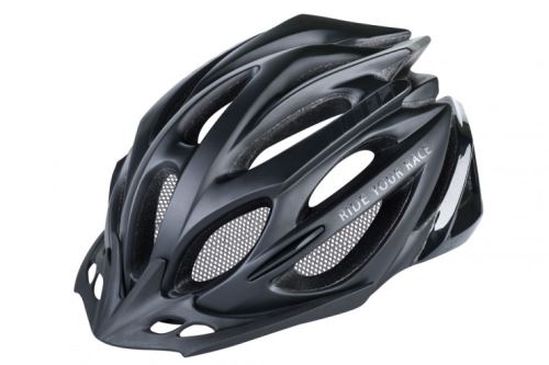 Cyklistická helma R2 Pro-Tec černá vel. M (56-58 cm)