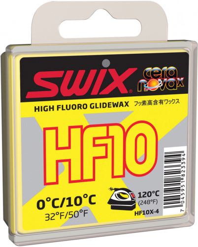 Skluzný vosk Swix HF10X - 40g (0/+10°C)