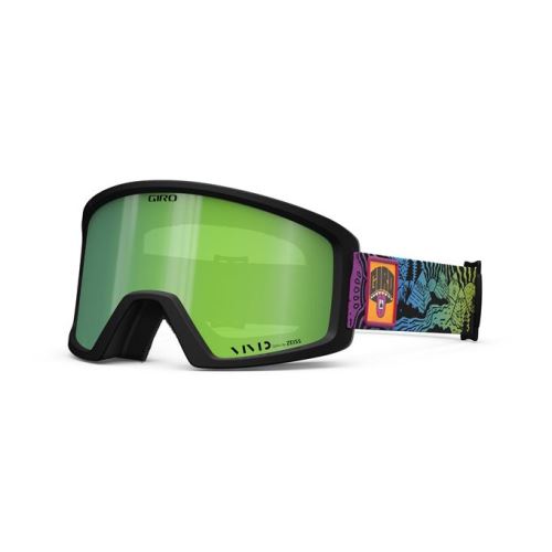 lyžařské brýle GIRO Blok Black Split Fountain Mountain Vivid Emerald