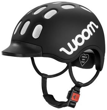 dětská cyklistická helma WOOM - black vel. S (50-53 cm)