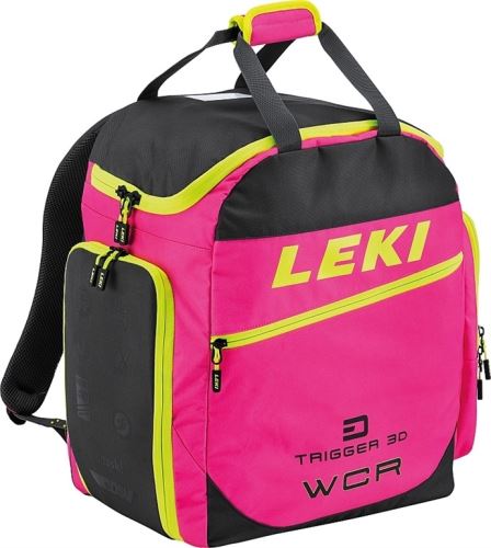 Taška na boty Leki Skiboot Bag WCR 60l pink-black-yellow