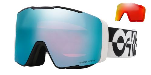 lyžařské brýle Oakley Line Miner Pro L Black White Duality/Prizm Snow