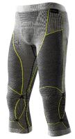 Pánské funkční 3/4 kalhoty Apani® Merino By X-Bionic® Fastflow Pants black/grey/yellow vel. S/M