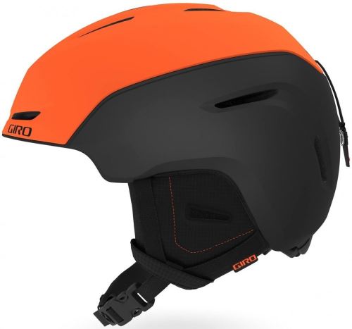 Dětská lyžařská helma Giro Neo Jr. - Mat Bright Orange/Black vel. M (55,5-59 cm)