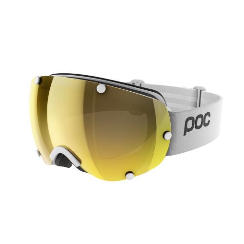 Lyžařské brýle POC Lobes Clarity - Hydrogen white/spektris gold one size