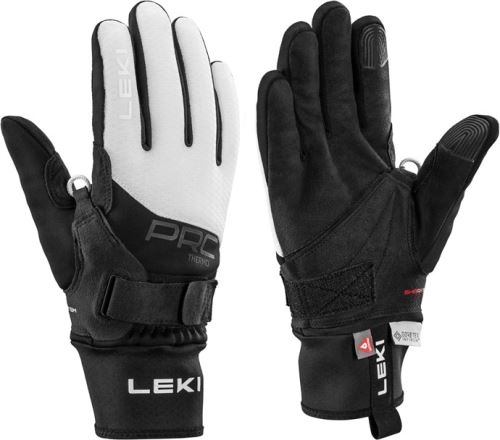 rukavice Leki PRC ThermoPlus Shark Women, black-white , vel. 8