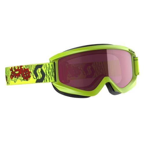 Dětské lyžařské brýle SCOTT AGENT JR - yellow / enhancer