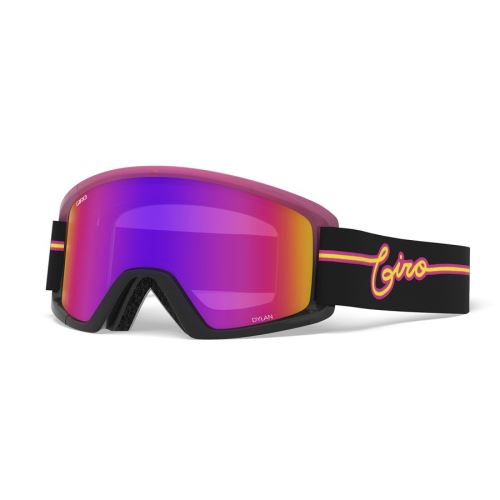 Dámské lyžařské brýle GIRO Dylan - Pink Neon Rose Spectrum/Yellow (2skla)