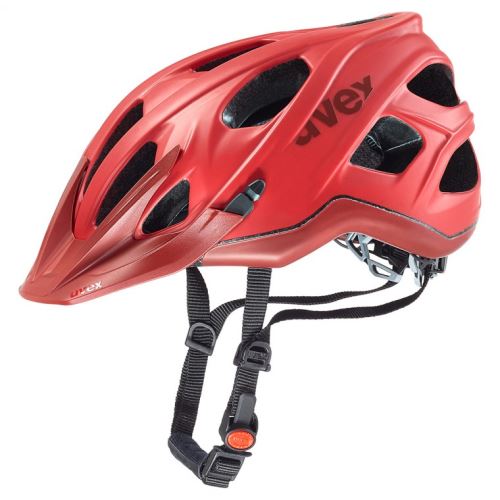 Cyklistická helma UVEX Stivo CC Red/Dark Red vel. 56-60 cm