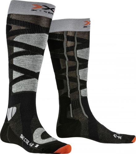 Lyžařské ponožky X-Socks Ski Control 4.0 - anthracite/grey vel. 35/38